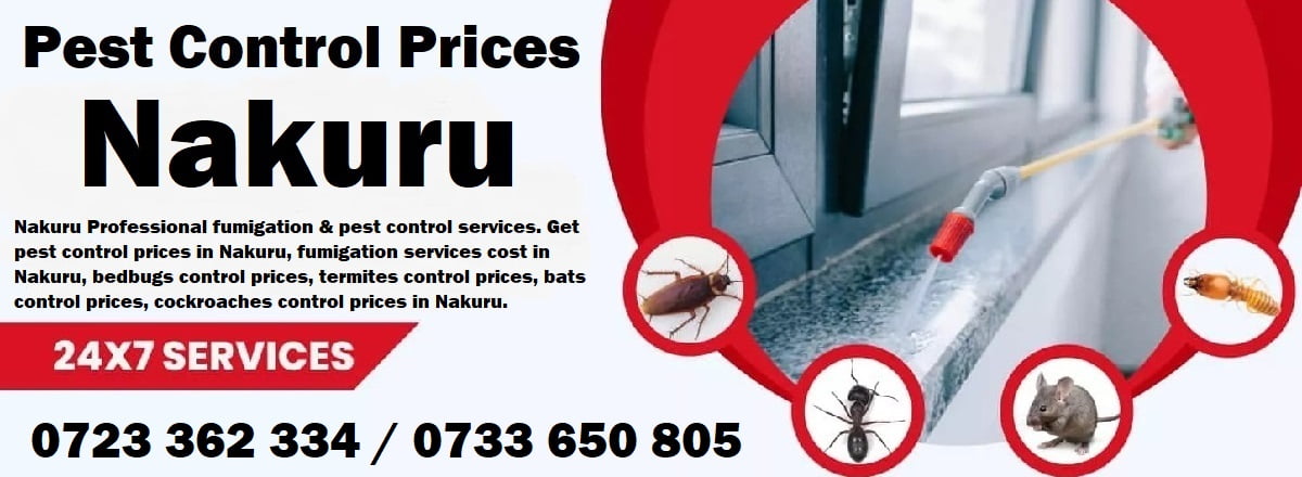 Prices & cost of fumigation and pest control in Nakuru